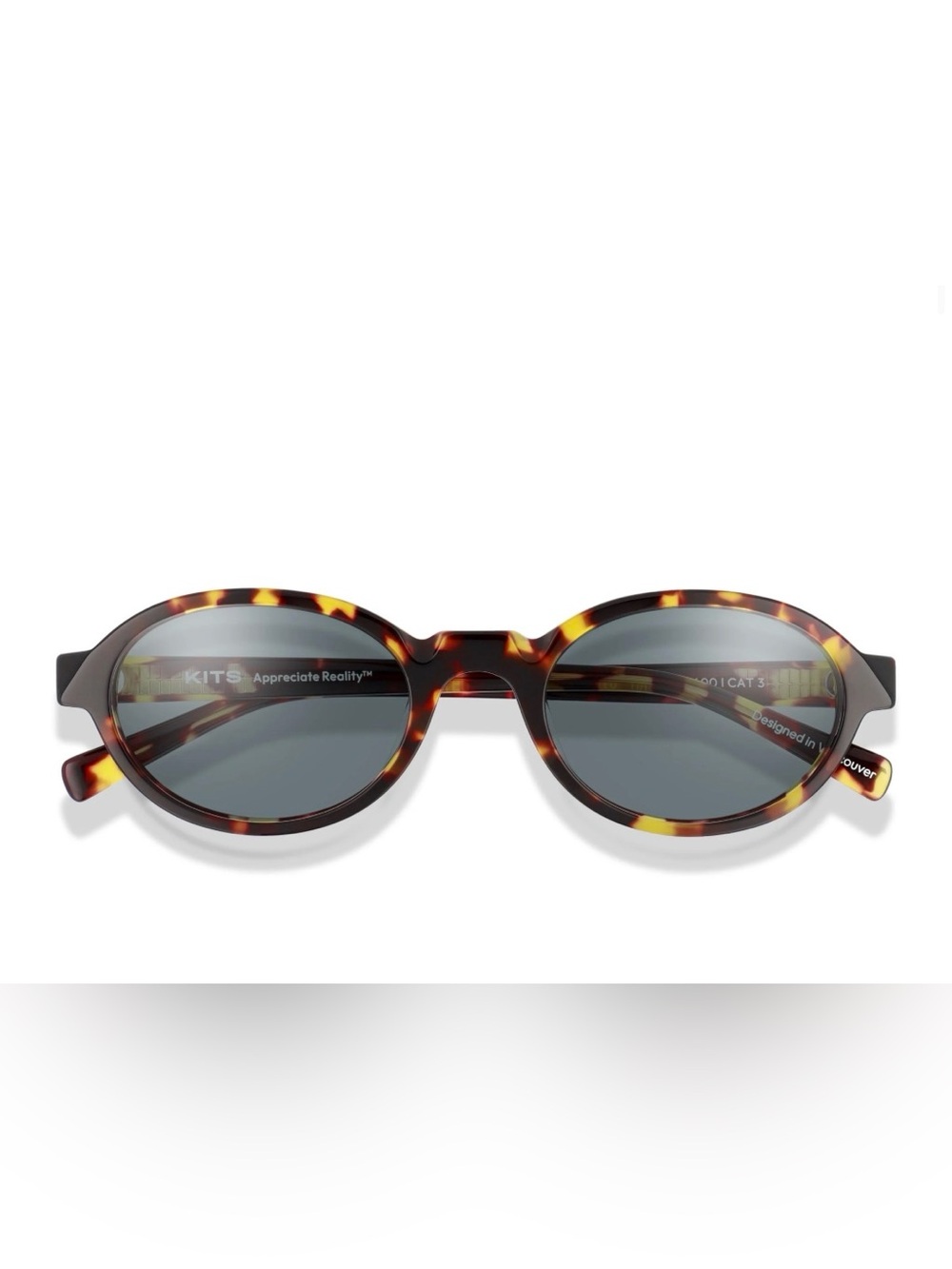 Kits Soren Sun Havana frame Grey tinted lenses